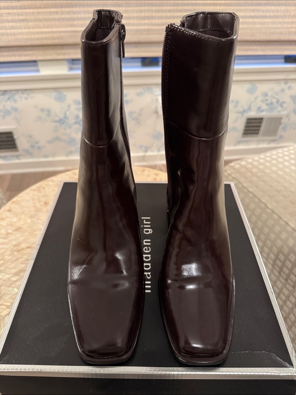 Steve Madden Monica Boots in Espresso- Size 9- worn once